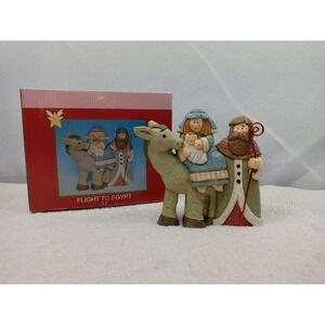 Kurt S. Adler Flight to Egypt Figurine Set 4.5" Nativity Christmas Decor